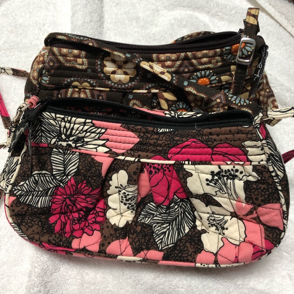 Lot of two Vera Bradley crossbody handbags